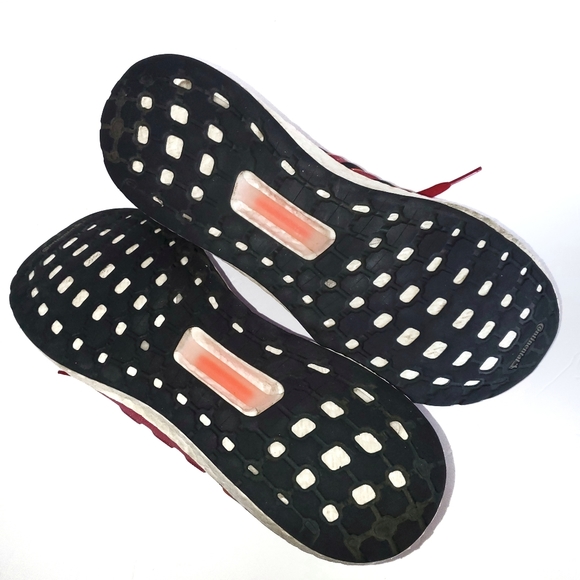 Adidas Ultraboost 19 Running Shoe - Active Maroon / Black 11.5 - Picture 6 of 11